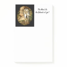 "The Behind-er I get !" Post-it Notes, 4 x 6