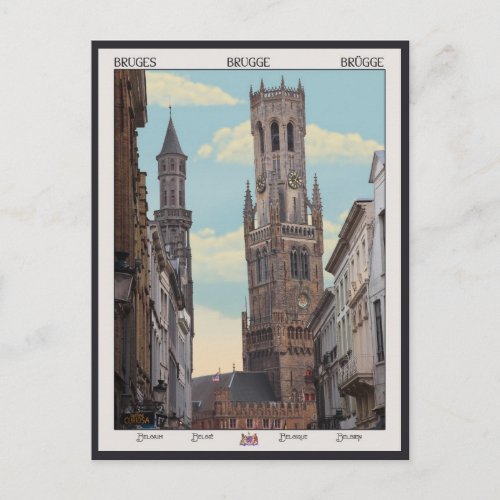 The Belfry in Brugge Postcard