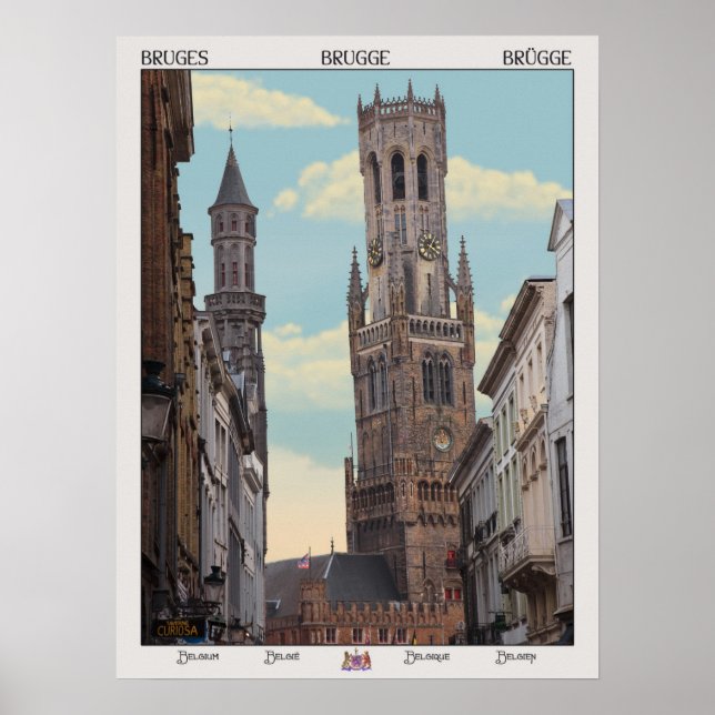 The Belfry in Brugge Poster (Front)