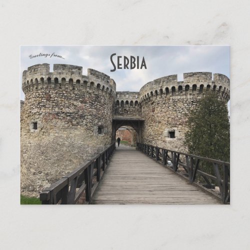 The Belgrade Fortress in Belgrade Serbia Postcard