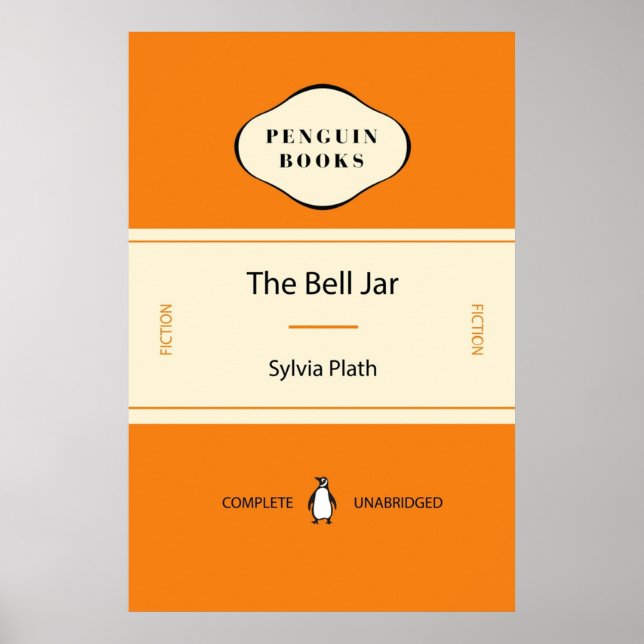 The Bell Jar by Sylvia Plath Penguin Classic Cover Poster (Front)