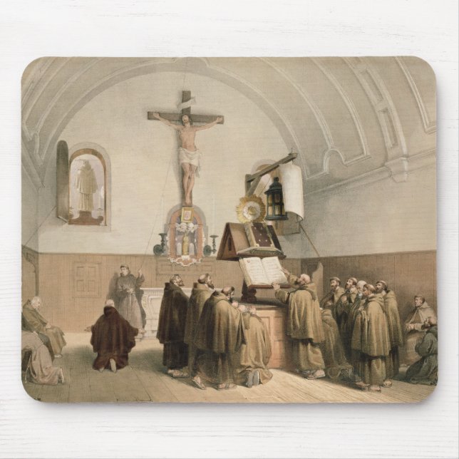 The Bell Ringers at the Oratory of the Capucines, Mouse Pad (Front)