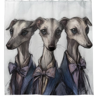 🕯️ The Belladonna Brothers – Surrealist Shower Curtain