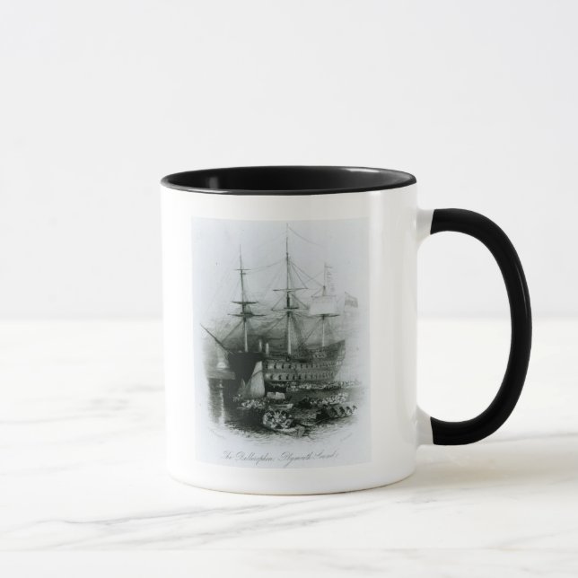 The Bellerophon at Plymouth Sound Mug (Right)