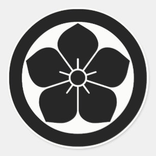 The Bellflower in the Circle Classic Round Sticker