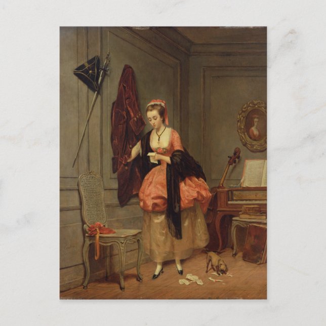 The Beloved Mistress, 1846 Postcard (Front)