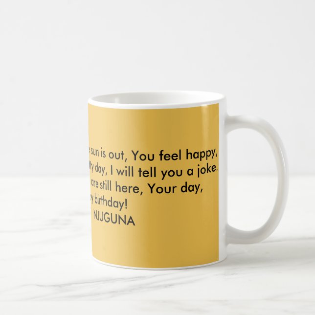 THE BELOVED NJUGUNA POETRY HAPPY BIRTHDAY MUG (Right)
