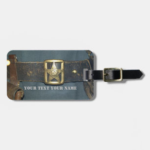 The BELT of the OFFICER of the red army of the RSF Luggage Tag