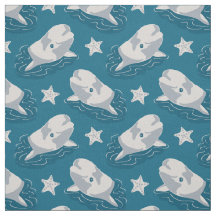 The Beluga Whale Fabric