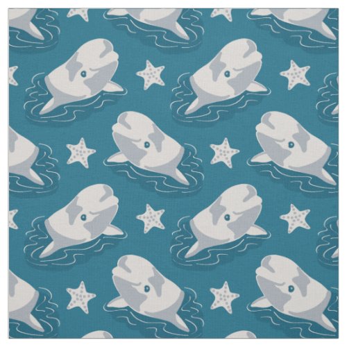 The Beluga Whale Fabric