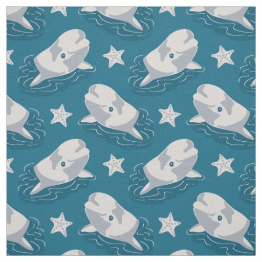 The Beluga Whale Fabric