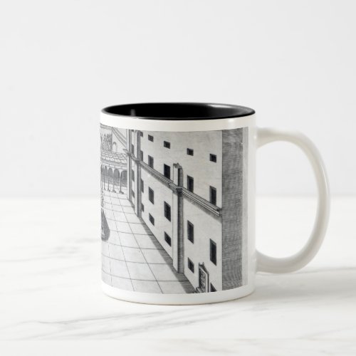 The Belvedere Court in Old St Peters Rome Two_Tone Coffee Mug