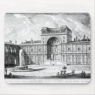 The Belvedere Court in the Vatican Rome Mouse Pad