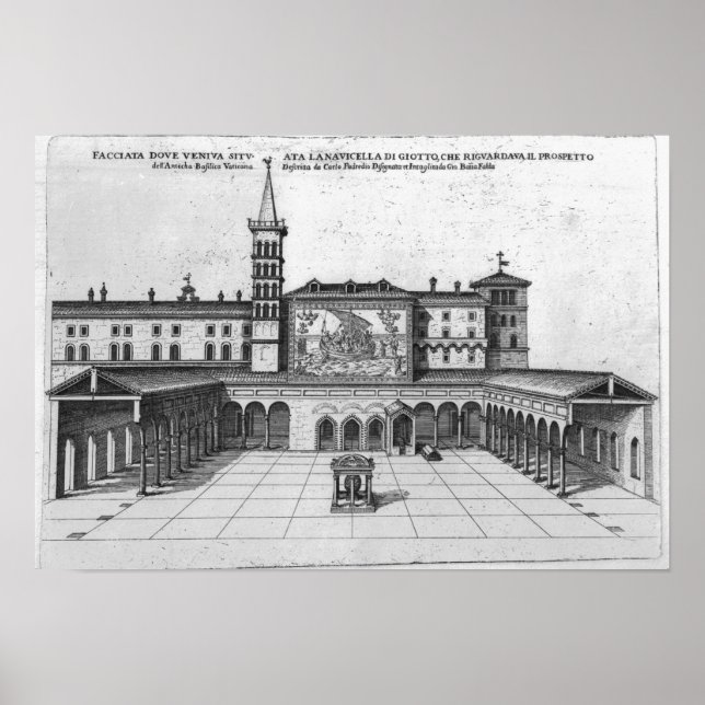 The Benediction Loggia of the Old Vatican Poster (Front)