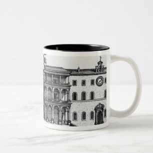 The Benediction Loggia of the Old Vatican Two-Tone Coffee Mug