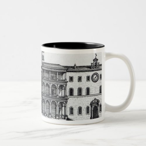 The Benediction Loggia of the Old Vatican Two_Tone Coffee Mug