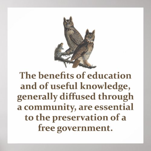 The Benefits Of Education And Useful Knowledge _ E Poster