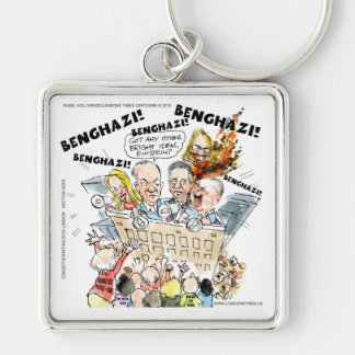 The Benghazi Shuffle Funny Keychain