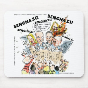 The Benghazi Shuffle Funny Mouse Pad