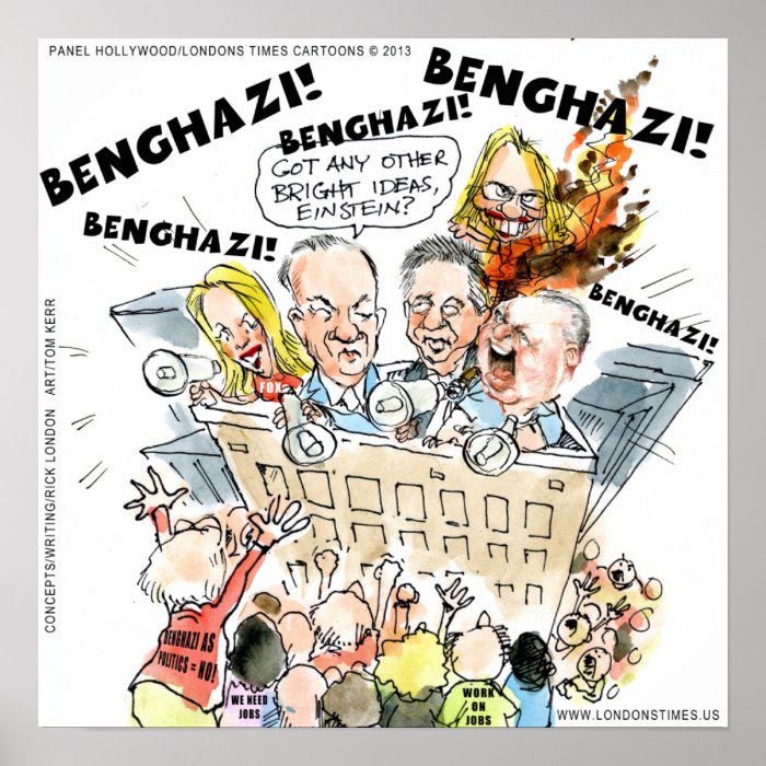 The Benghazi Shuffle Funny Poster Posters