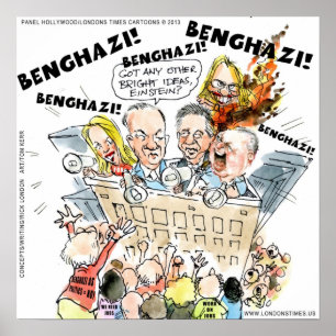 The Benghazi Shuffle Funny Poster