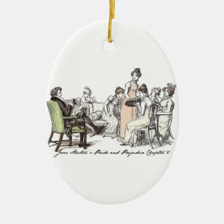 The Bennet Family - Jane Austen Pride & Prejudice Ceramic Ornament