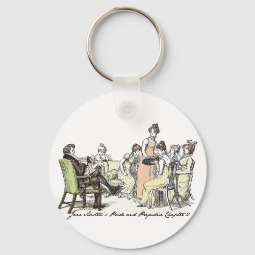 The BennetFamily _ Jane Austen Pride  Prejudice Keychain