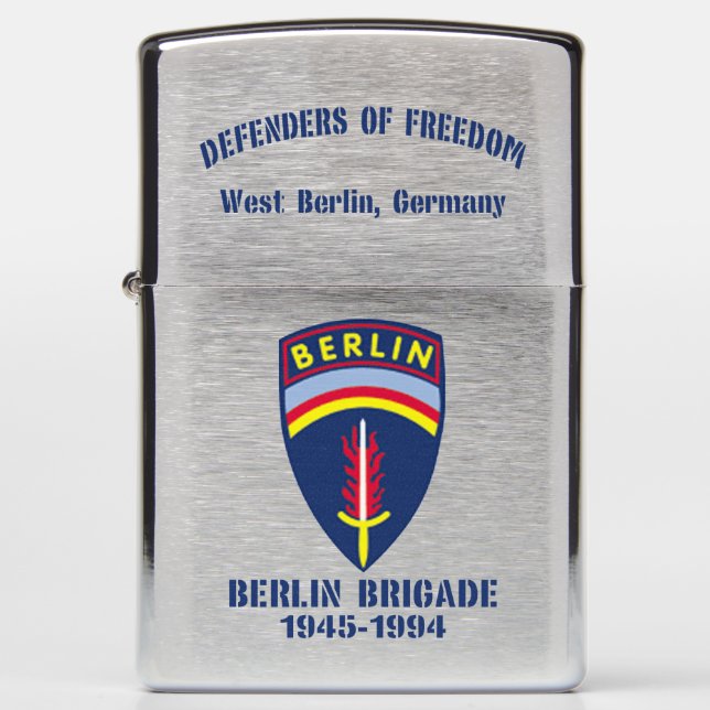 The Berlin Brigade lighter (Front)