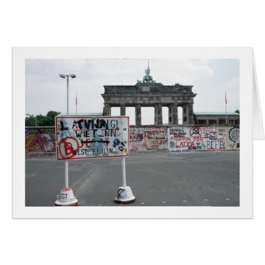 The Berlin Wall Cards (Front Horizontal)