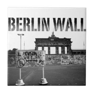 The Berlin Wall Germany 1989 - Pro Photo Ceramic Tile