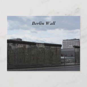 The Berlin Wall Postcard