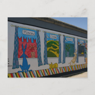 The Berlin Wall Postcard