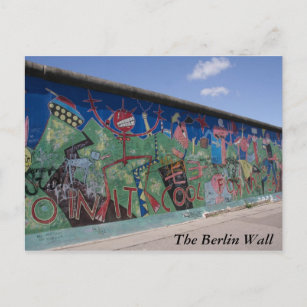 The Berlin Wall Postcard