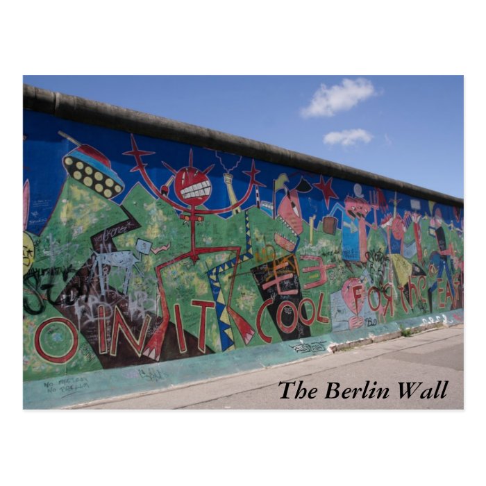 The Berlin Wall Postcard