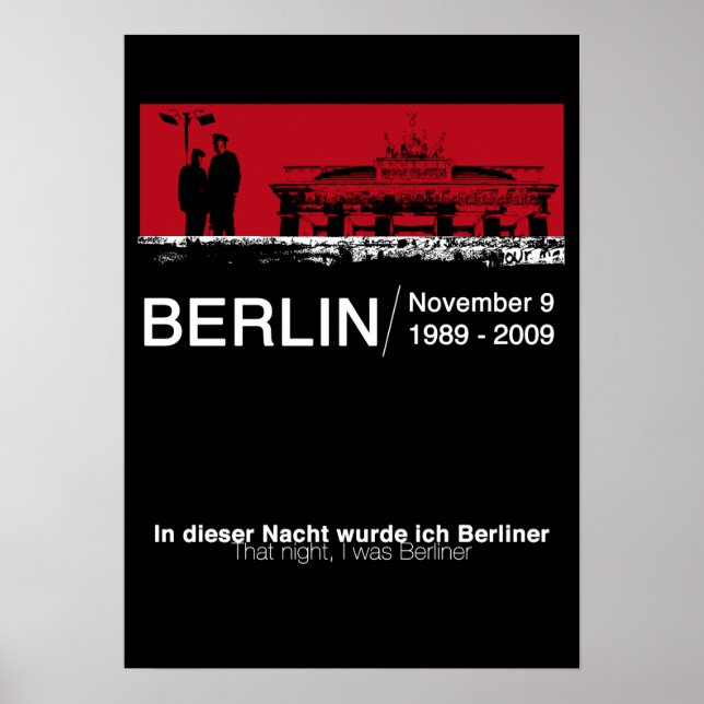 The Berlin Wall Poster (Front)