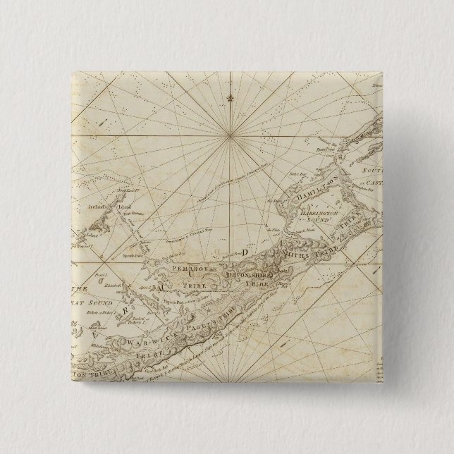 The Bermudas or Summer's Islands Button (Front)