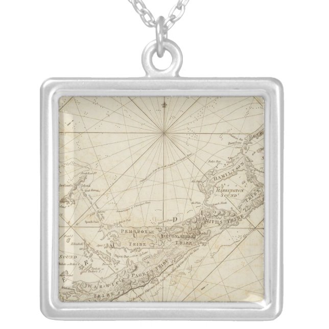 The Bermudas or Summer's Islands Silver Plated Necklace (Front)