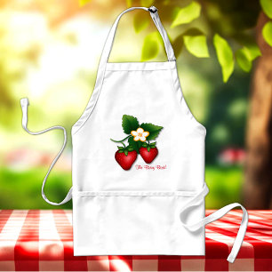 The Berry Best Strawberry Adult Apron