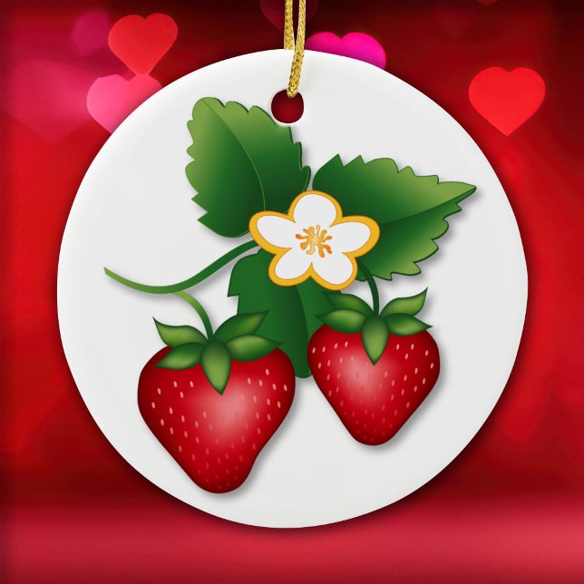 The Berry Best Strawberry Ceramic Ornament (The Berry Best Strawberry Ceramic Ornament -front -
For your kitchen or special garden. )
