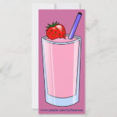 The Berry Boost lychee rack card (Back)