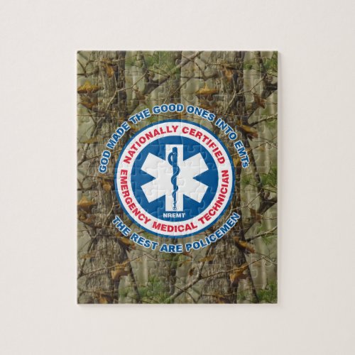 The Best are EMTs the Rest are Policemen Jigsaw Puzzle