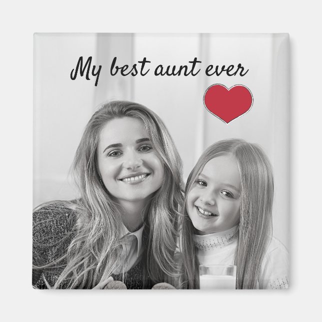 the best aunt in the world magnet (Front)