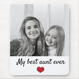 the best aunt in the world mouse pad