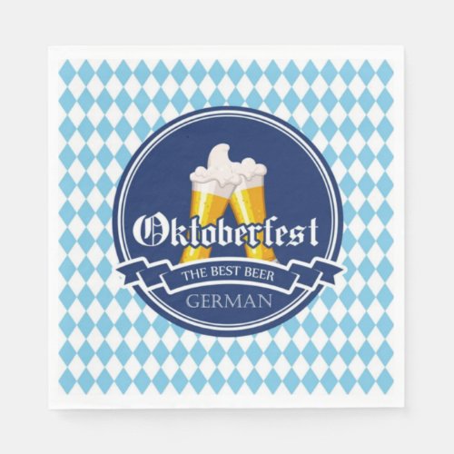 The Best Beer Oktoberfest Napkins