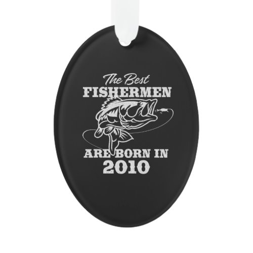 The best birthday gift for 2010s Fisherman Fishing Ornament