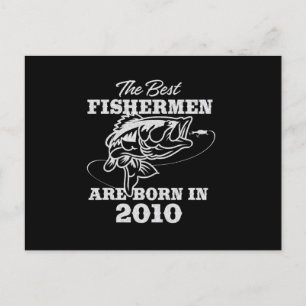 The best birthday gift for 2010s Fisherman Fishing Postcard