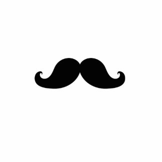 THE BEST BLACK MUSTACHE CUTOUT