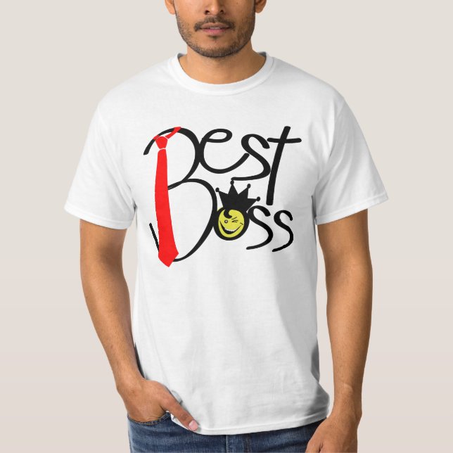 The Best  Boss T-shirts (Front)