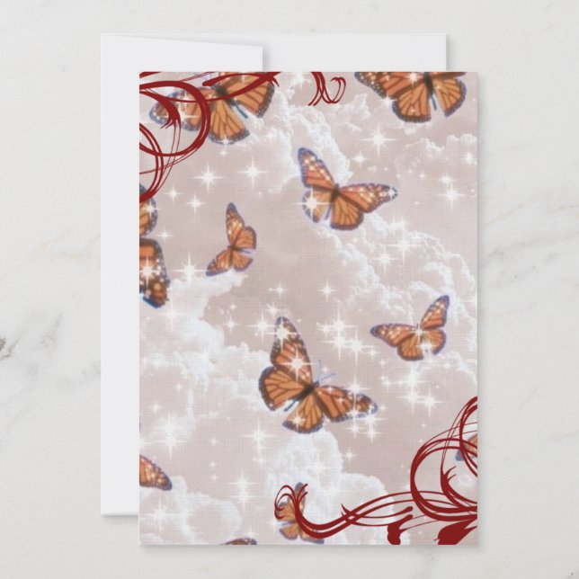 The best card invitation cute and lovely  (Back)