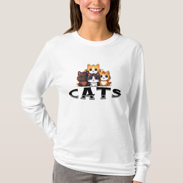 The best cats  T-Shirt (Front)